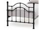 3ft Single Traditional Victorian Style Black Metal Bed Frame 2